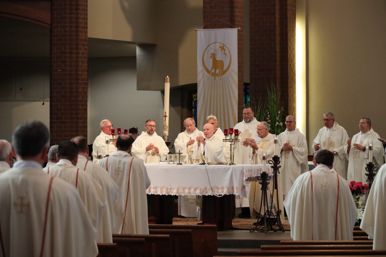 Sixteen priests celebrating years of ministry, service to the Catholic